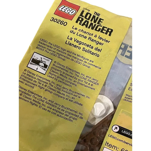 Lego The Lone Ranger Lon Rangers Pump Car Polybag #30260 NEW 2013 - Picture 3 of 3